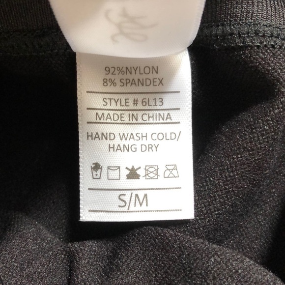 ✂️ SPRING SWEEP SALE CODEFIT Yoga Power Flex Ombré Black & Burgundy Leggings S/M - Picture 8 of 8